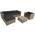 Rattan Lounge Milano - natur