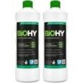 BiOHY Schmuckreiniger, Ultraschall Schmuckreiniger, Reiniger für Silberschmuck und Gold, Bio-Konzentrat 2er Pack (2 x 1 Liter Flasche)