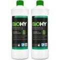 BiOHY Reinigungsmittel für Saugwischer, Reiniger für Nass- und Trockensauger, Bodenwischpflege, Bio Reiniger 2er Pack (2 x 1 Liter Flasche)
