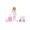 Mattel HJY18 - Barbie - Travel Barbie-Puppe mit Zubehör