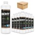 BiOHY Universal Entkalker, Entkalkungsmittel, Bio Kalklöser, Kalkreiniger 9er Pack (9 x 1 Liter Flasche)