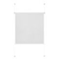 Ondeco Tageslicht Rollo ohne Bohren Klemmrollo Alternative Plissee Klemmfix Sichtschutz Sonnenschutz Farbe: Weiß, Größe: 100x130 cm