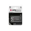 Photo Batterie Alkaline, E-Block, 6LR61, 9V - Ultra, Retail Blister (1-Pack) (110-851808) - Agfa