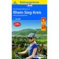 Radwanderkarte BVA Radwandern im Rhein-Sieg-Kreis 1:50.000, reiß- und wetterfest, GPS-Tracks Download, Karte (im Sinne von Landkarte)