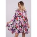 YC Fashion & Style Tunikakleid "Floraler Ibiza-Chic" – Tunika mit exotischem Blütenprint Alloverdruck
