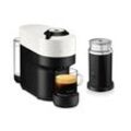 Nespresso Vertuo Pop Coconut White & Aeroccino 3 schwarz Vertuo Kaffeemaschine