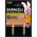 Duracell Universal-Akku "Recharge Ultra", AAA Mikro, 900 mAh, 2er-Pack