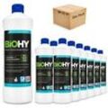 BiOHY Profi Fensterreiniger, Glasreiniger, Fensterputzmittel, Bio-Konzentrat 12er Pack (12 x 1 Liter Flasche)