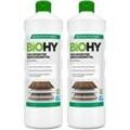 BiOHY Wischroboter Reinigungsmittel für Holzböden, Reiniger für Wischroboter, Nicht schmäumender Bodenreiniger, Bio-Konzentrat 2er Pack (2 x 1 Liter Flasche)