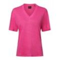 BOSS Orange T-Shirt aus Leinen-Mix Damen, pink