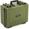 B&W International B&W Outdoor Case Typ 6000 - Grün Mit Variabler Facheinteilung