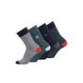 TOM TAILOR Socken 90225X545046 4er Pack Socken in Weihnachts-Geschenk-Box. Streifenmotiv und Icon-Variationen als perfektes Geschenk-Set für Herren