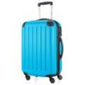 Handgepäckkoffer HAUPTSTADTKOFFER "Spree" Gr. B/H/T: 36 cm x 55 cm x 21 cm 34 l, blau (cyanblau) Koffer Handgepäck-Koffer