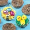 Minivogelnester (15 Stück) Bastelbedarf zu Ostern