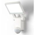 Led Außenleuchte Bewegungsmelder Wand-Leuchte 20W Garten-Lampe Sensor IP44 weiss - 20