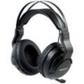 Roccat ELO AIR Gaming Over Ear Headset Funk 7.1 Surround Schwarz Mikrofon-Rauschunterdrückung, Noise Cancelling Lautstärkeregelung, Mikrofon-Stummschaltung
