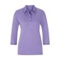Poloshirt CLASSIC "Shirt" Gr. 52, lila (lavendel) Damen Shirts Jersey