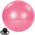Movit - Gymnastikball mit Fußpumpe, 65 cm, pink