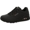 SKECHERS® Uno Sneaker "Stand on Air", dämpfend, Weite G, für Damen, schwarz, 42