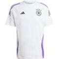 adidas Fan-T-Shirt, DFB EM 2024, Baumwolle, für Herren, weiß, XL