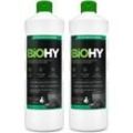 BiOHY Wischroboter Reinigungsmittel für Reinigungsstationen, Reiniger für Wischroboter, Nicht schmäumender Bodenreiniger, Bio-Konzentrat 2er Pack (2 x 1 Liter Flasche)