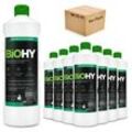 BiOHY Wischroboter Reinigungsmittel für Reinigungsstationen, Reiniger für Wischroboter, Nicht schmäumender Bodenreiniger, Bio-Konzentrat 9er Pack (9 x 1 Liter Flasche)