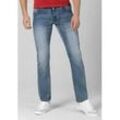 Regular-fit-Jeans TIMEZONE "Regular GerritTZ" Gr. 40, Länge 34, blau Herren Jeans Regular Fit