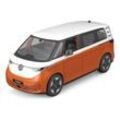 Maisto 32914O - Modellauto - VW ID.Buzz (weiß-orange, Maßstab 1:24) Modell Auto Spielzeugauto