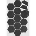 RS Pro Hexatraction Surf 20 Pieces Traction Tail Pad black