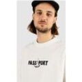 Pass Port Featherweight Embroidery T-Shirt white