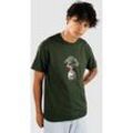 Dravus Yin Yang Bonsai T-Shirt dark green