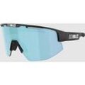 BLIZ Active Eyewear Matrix Matte Black Sonnenbrille smoke w ice blue multi