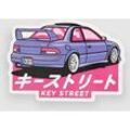 Key Street Seiza Sticker purple