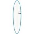 Torq Epoxy TET Funboard 7'2 Surfboard blue pinline