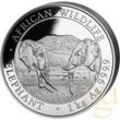 1 Kilogramm Silbermünze Somalia Elefant 2020