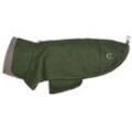 Cloud7® Hundemantel Brooklyn Flannel grün, Rückenlänge: ca. 23 - 28 cm, Brustumfang: ca. 34 - 39 cm
