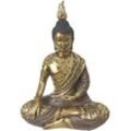 Signes Grimalt - Buddha Buddhas goldene Buddha-Figur, 22 x 17 x 8 cm, hochwertiges Kunstharz - Dorado