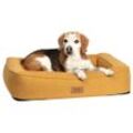 alsa-brand Hundebett Ortho Lounge ocker, Außenmaße: ca. 80 x 60 cm