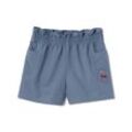 Paperbag-Shorts - Blau - Kinder - Gr.: 86/92