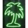 Star Trading - Best Season LED-Silhouette 'Flatneon', 384 led, Palme