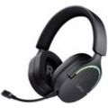 Trust GXT491 FAYZO Gaming Over Ear Headset Bluetooth® Virtual Surround Schwarz Surround-Sound, Mikrofon-Stummschaltung, Lautstärkeregelung