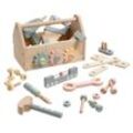 howa Spielwerkzeugkoffer, Werkzeugkiste Werkzeugkasten Kinder mit 45 tlg. Zubehör aus Holz