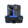 CoolGadget Handyhülle Blau als 2in1 Schutz Cover Set für das Apple iPhone 12 Mini 5