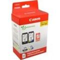 2 Canon Tinten 5438C004 Photo Value Pack PG-575 + CL-576 4-farbig + Papier