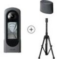 RICOH 360-Kamera "Theta X 2023" Camcorder schwarz (schwarz, grau) Sonstige Digitalkameras
