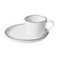 Broste Copenhagen Salt Tasse mit Untertasse S Ø 6,4 cm, H 5 cm