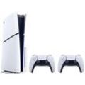 Sony PlayStation® 5 Konsole Slim Standard Edition 1.02 TB Weiß, Schwarz inkl. 2 Controller