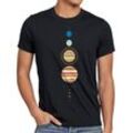 style3 Print-Shirt Herren T-Shirt Sheldon Sonnensystem big bang cooper theory planeten system erde