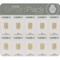 10 x 2 g Goldbarren C. Hafner SmartPack