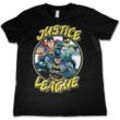 Justice League T-Shirt, schwarz